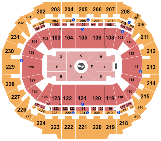 CHI Health Center Nate Bargatze Seating Chart